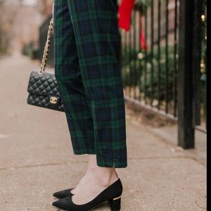 J Crew plaid trouser pant